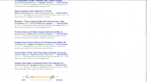 Google search results as seen now - would a Bing link affect you that much?